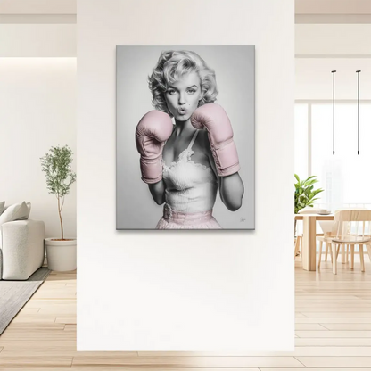 Bold wall art for chic interiors featuring Marilyn Monroe tribute