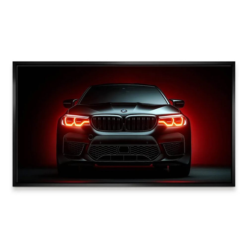 BMW M5 Power Canvas Print - Bold Black Car Wall Art - Image 6