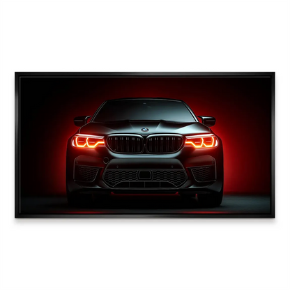 BMW M5 Power Canvas Print - Bold Black Car Wall Art - Image 6