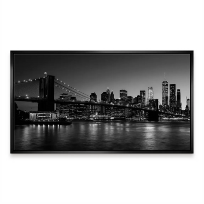 Classic long-exposure urban landscape suitable for modern interiors.