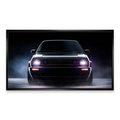 Decorative automotive wall art perfect for car enthusiasts and minimalist interiors.