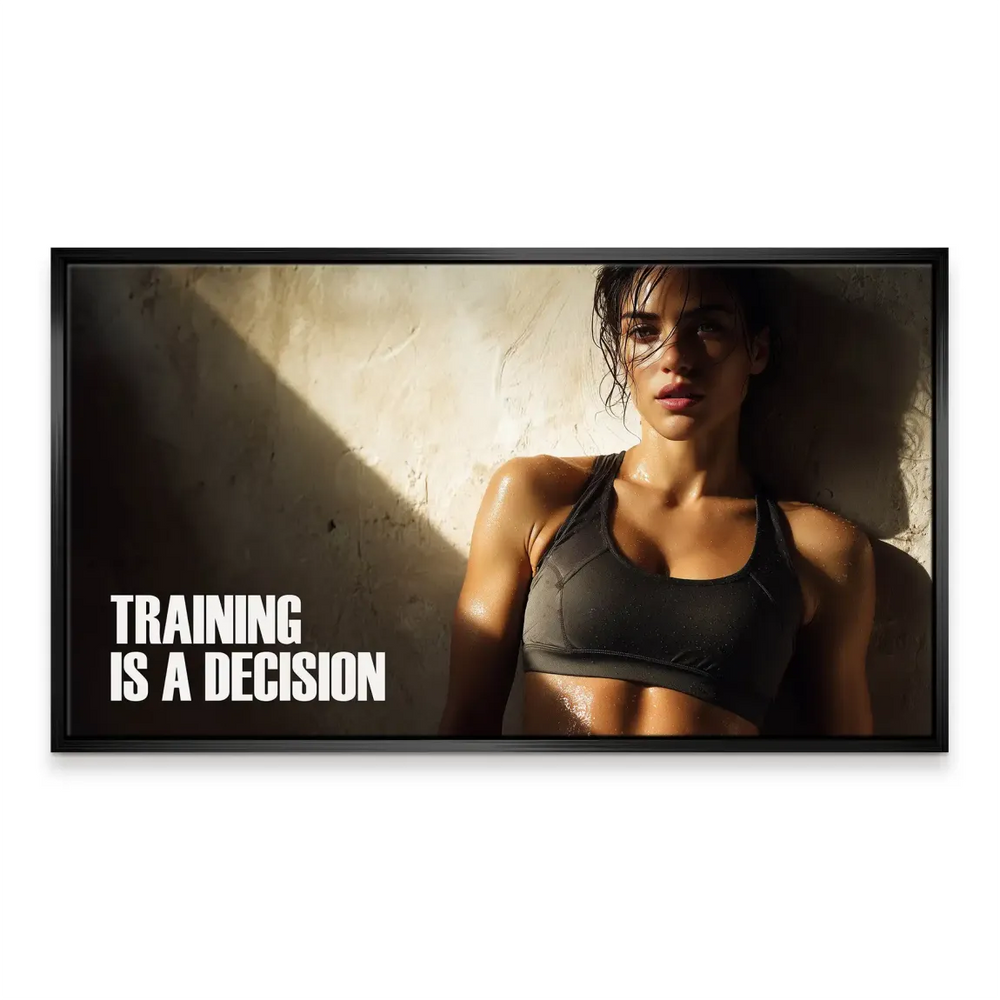 Training Decision Canvas Art - Motivational Wall Art - Image 6