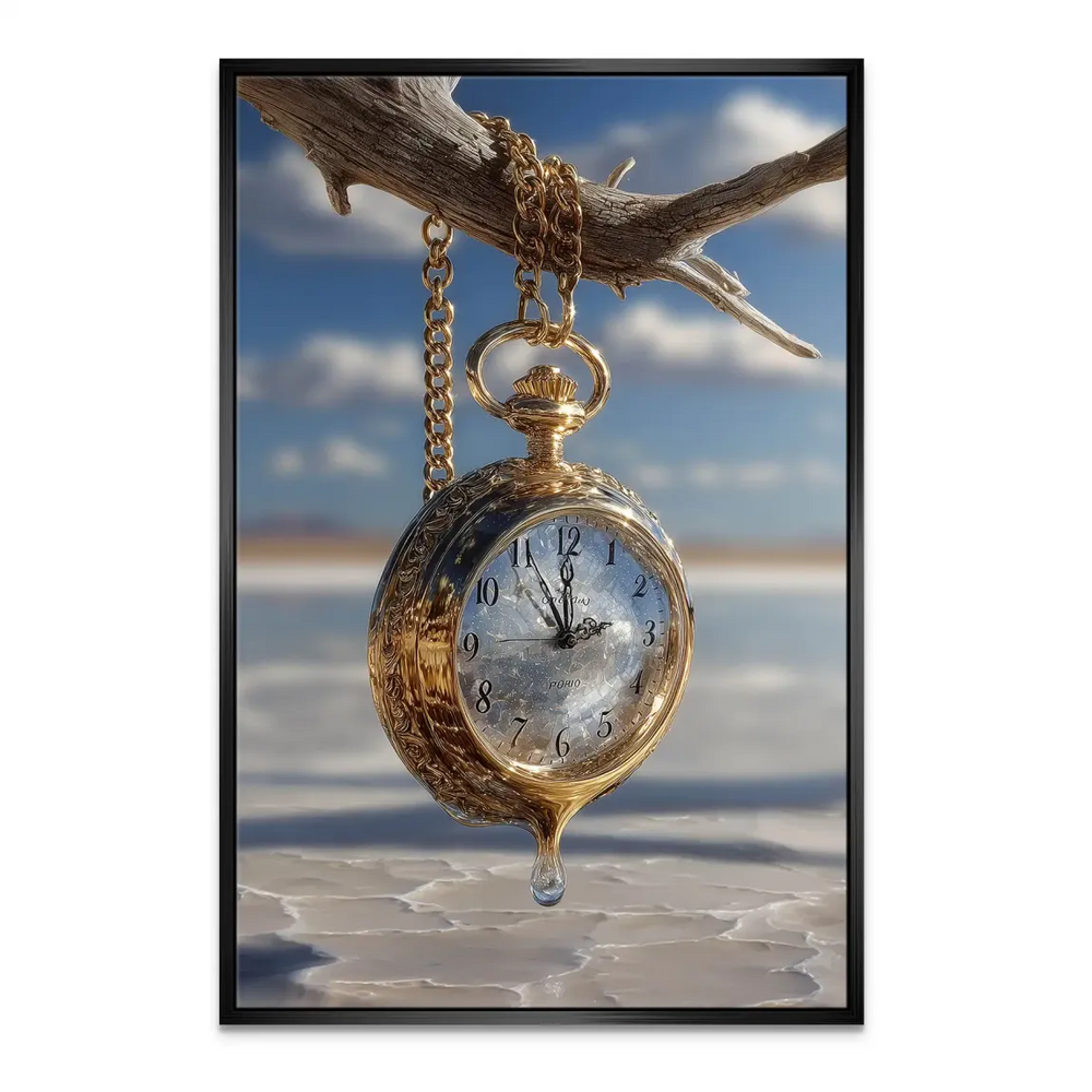 Artful mix of gold, browns, and blues creating a contemplative mood