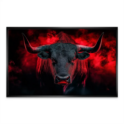 Bold animal wall art suitable for industrial or minimalist decor.
