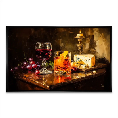 Wine & Pleasure Canvas Print: Luxurious Still Life Wall Art - Image 6