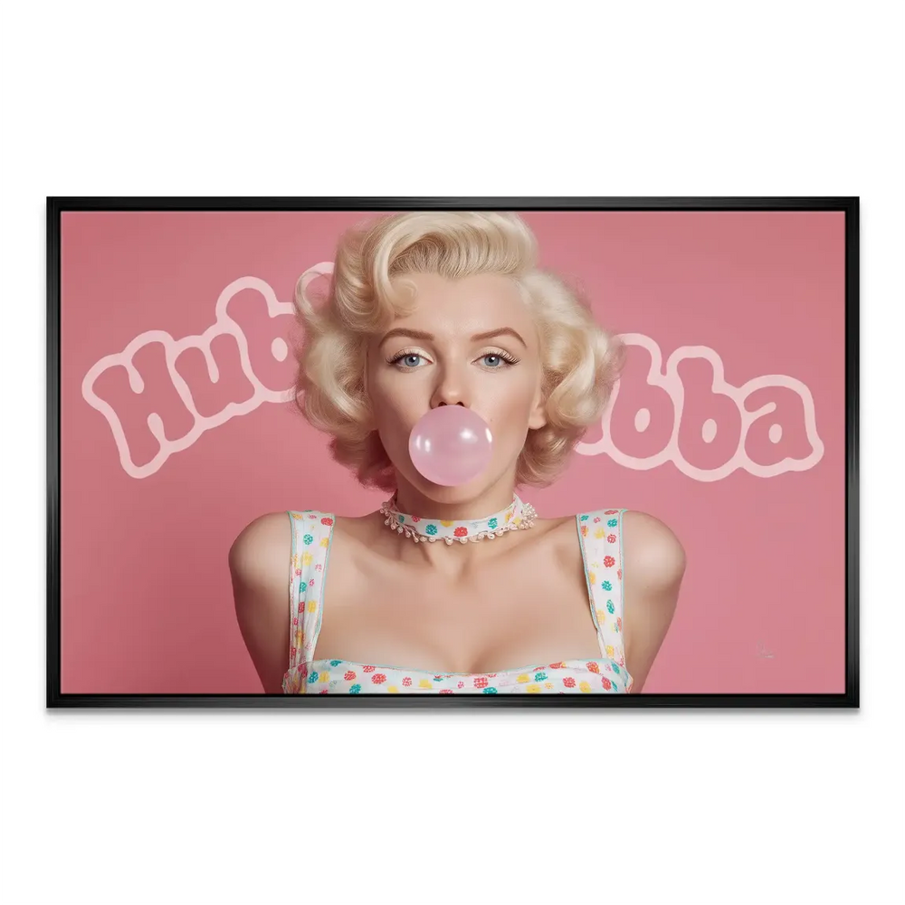 Ready-to-hang canvas print perfect for bedroom or dressing room decor