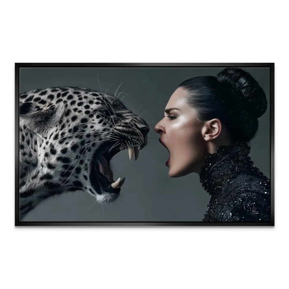 Dramatic, modern wall art suitable for industrial or minimalist interiors.