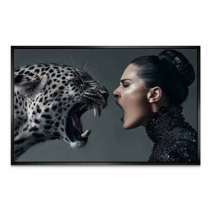 Dramatic, modern wall art suitable for industrial or minimalist interiors.