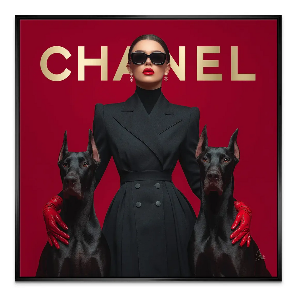 Contemporary wall art suitable for modern living rooms or offices