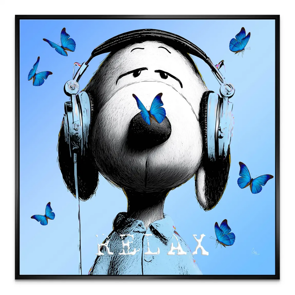 Nostalgic yet modern Snoopy wall art ready for living spaces