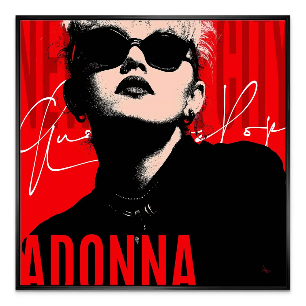 Madonna Pop Art on Canvas – 80s Style Wall Art - Image 6