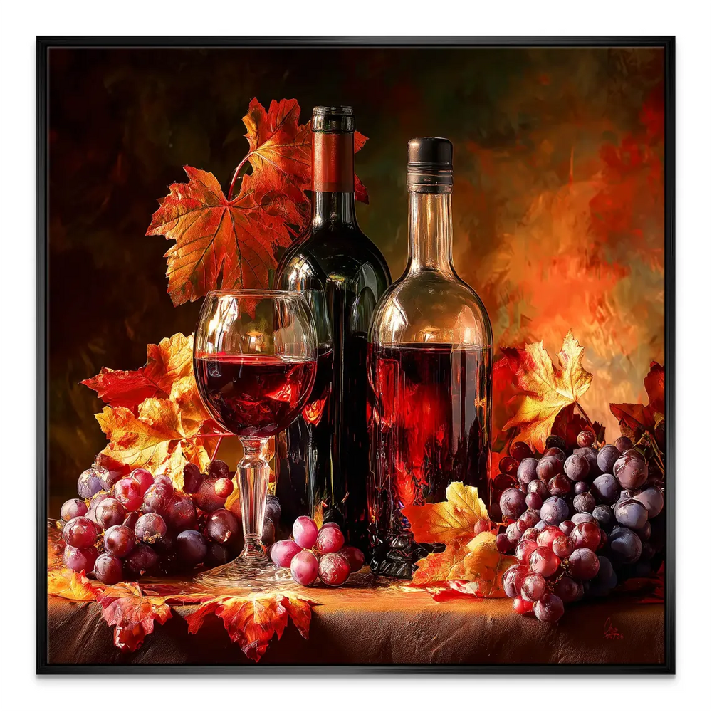 Elegant Wine Harvest Canvas Art for Dining Rooms - Image 6