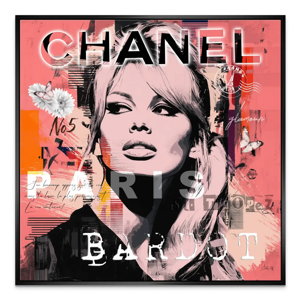 Chic, edgy wall art suitable for contemporary interiors