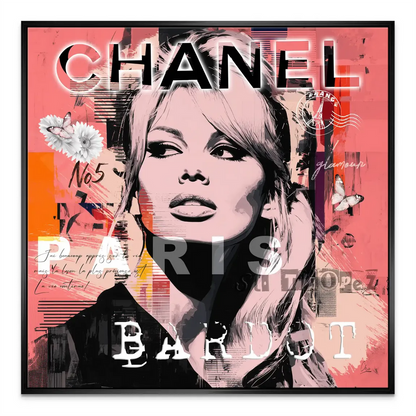Chic, edgy wall art suitable for contemporary interiors