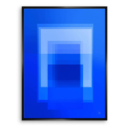 Calm cool mood wall decor in geometric design