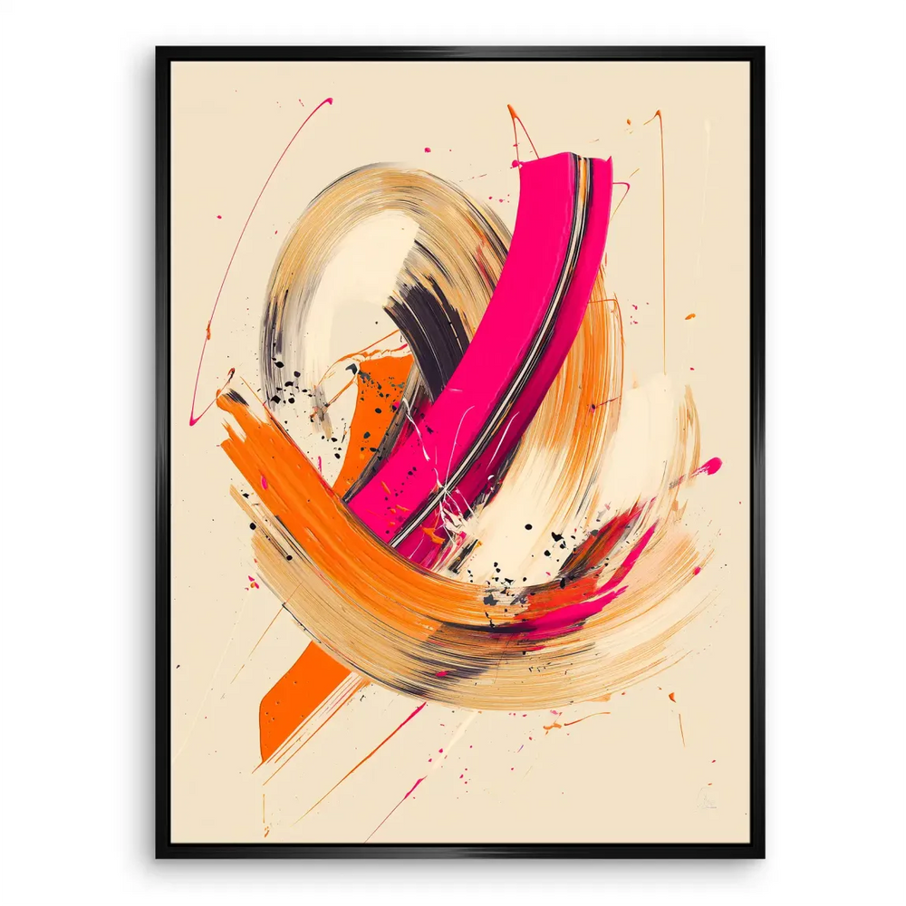 Vibrant abstract art on canvas for living rooms and offices.