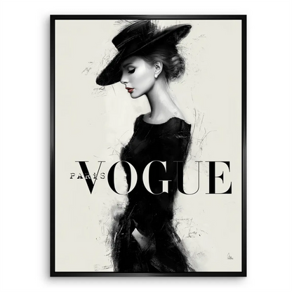 Chic fashion-inspired canvas decor ideal for living rooms or bedrooms