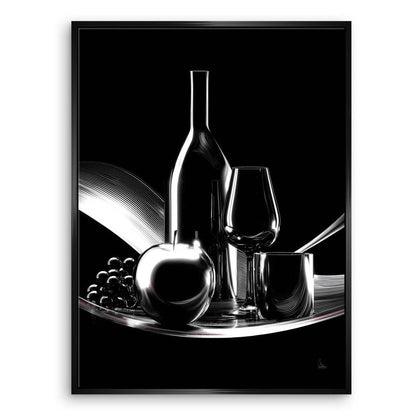 Luxurious contemporary wall art suitable for dining rooms, living spaces, or upscale offices