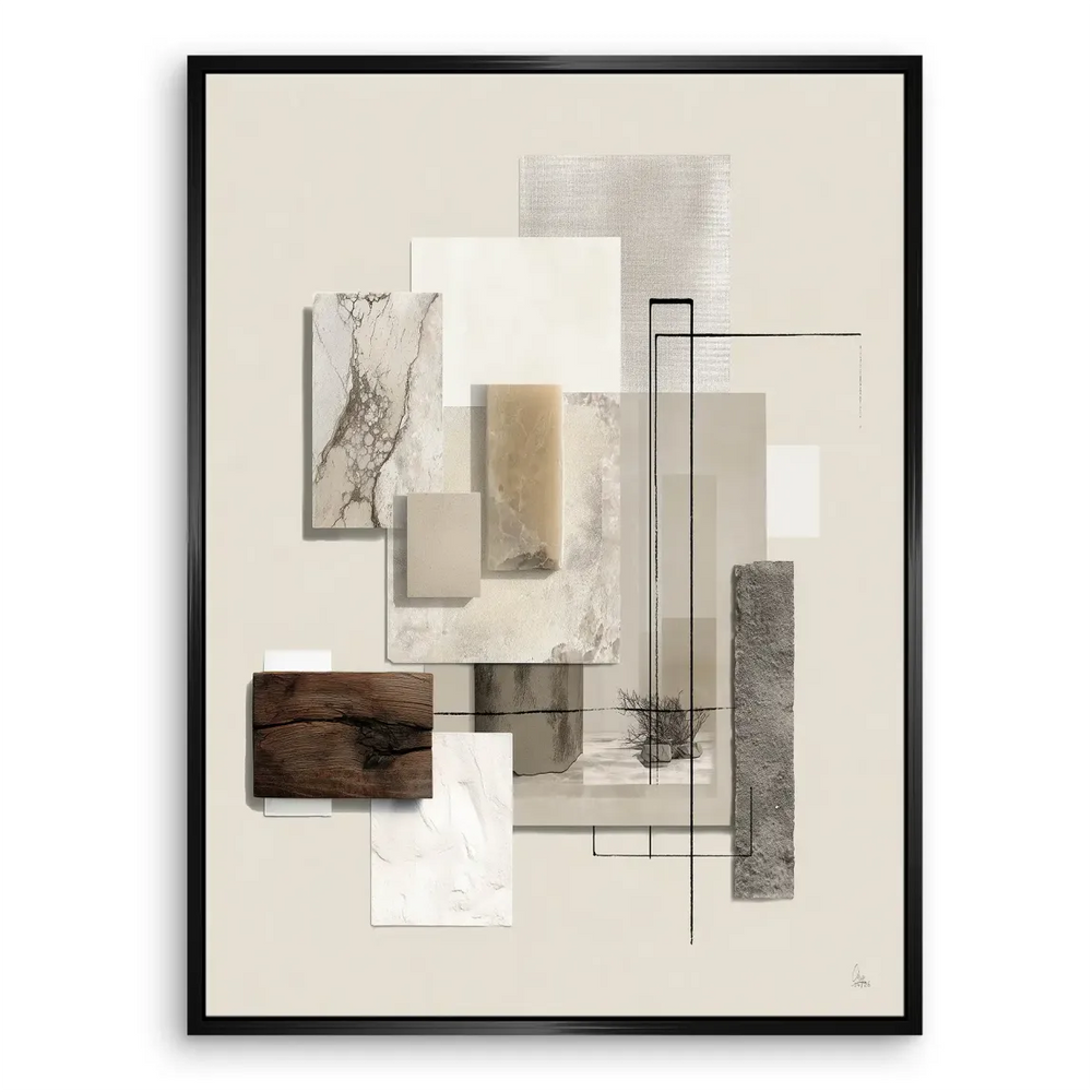 Calm and elegant composition evoking natural harmony