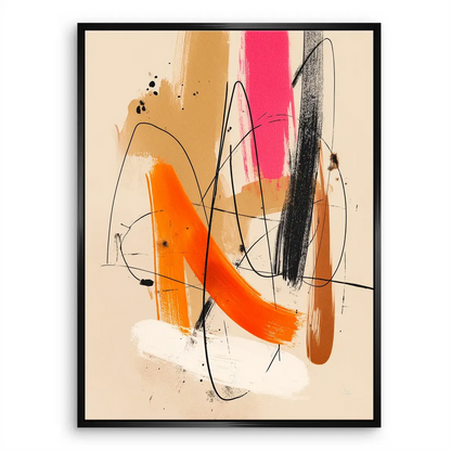 Modern abstract wall art suitable for living rooms and offices