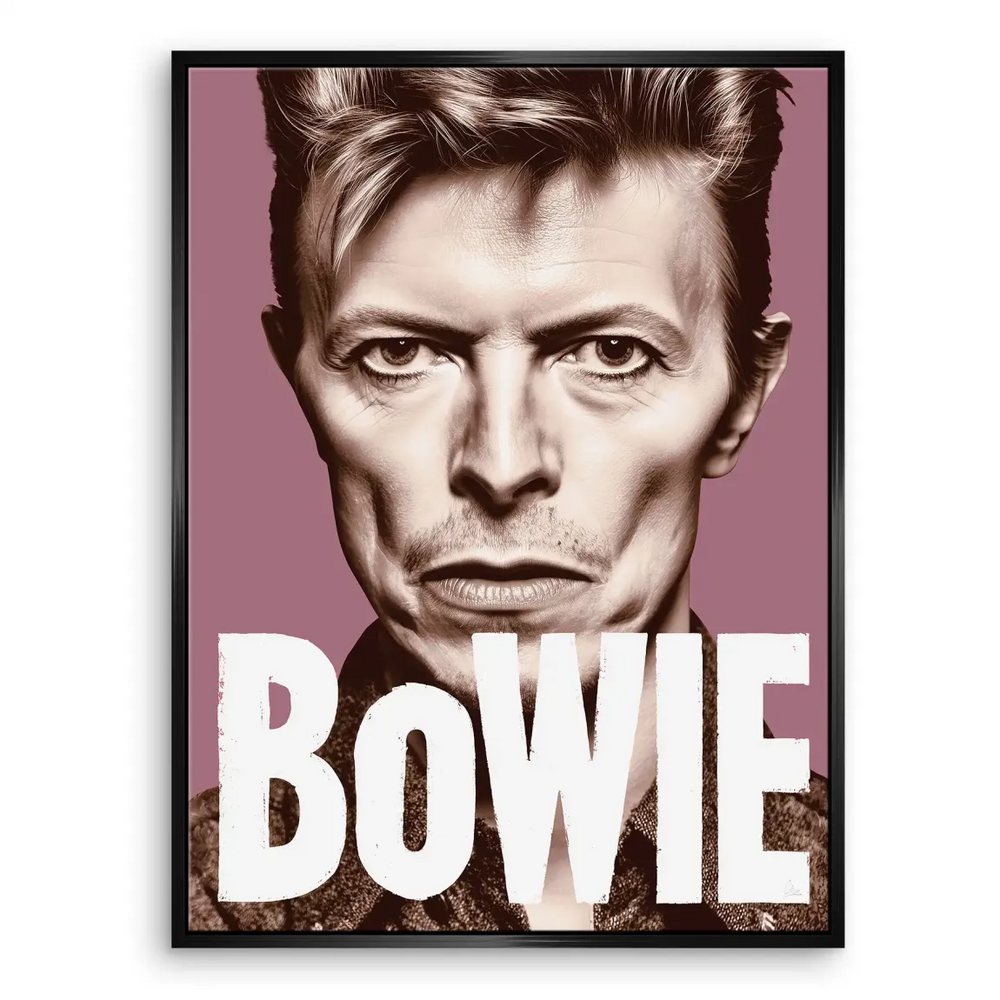 Music legend portrait suitable for rock-themed decor.
