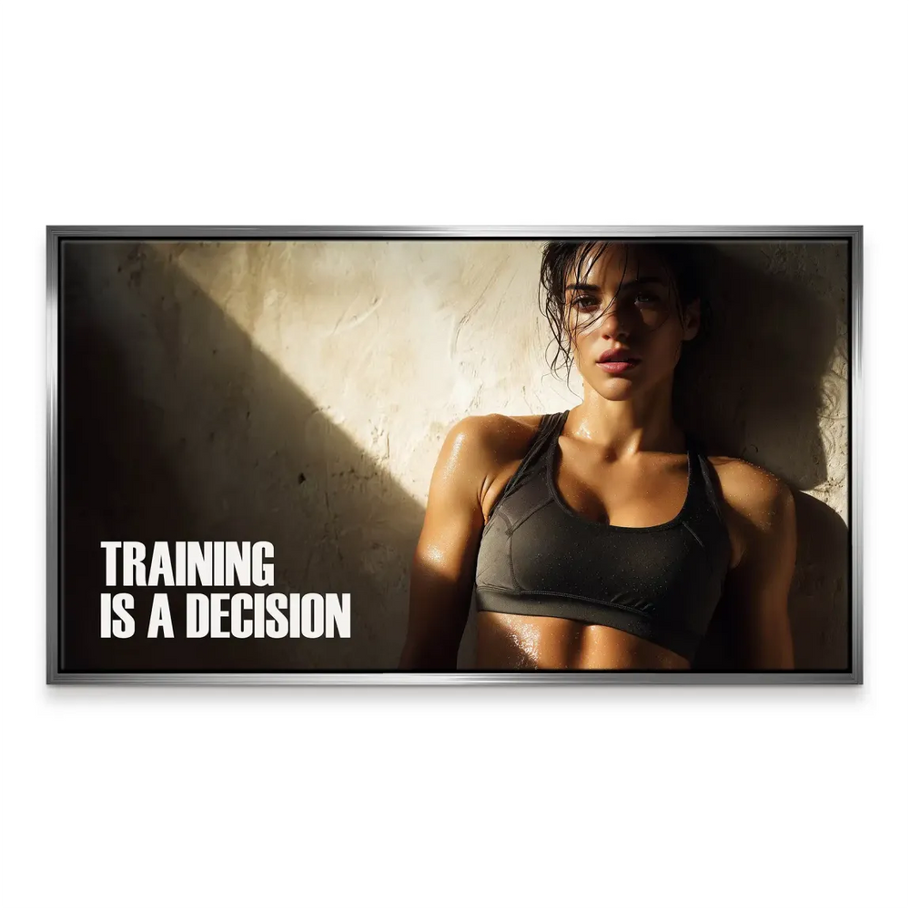 Training Decision Canvas Art - Motivational Wall Art - Image 7