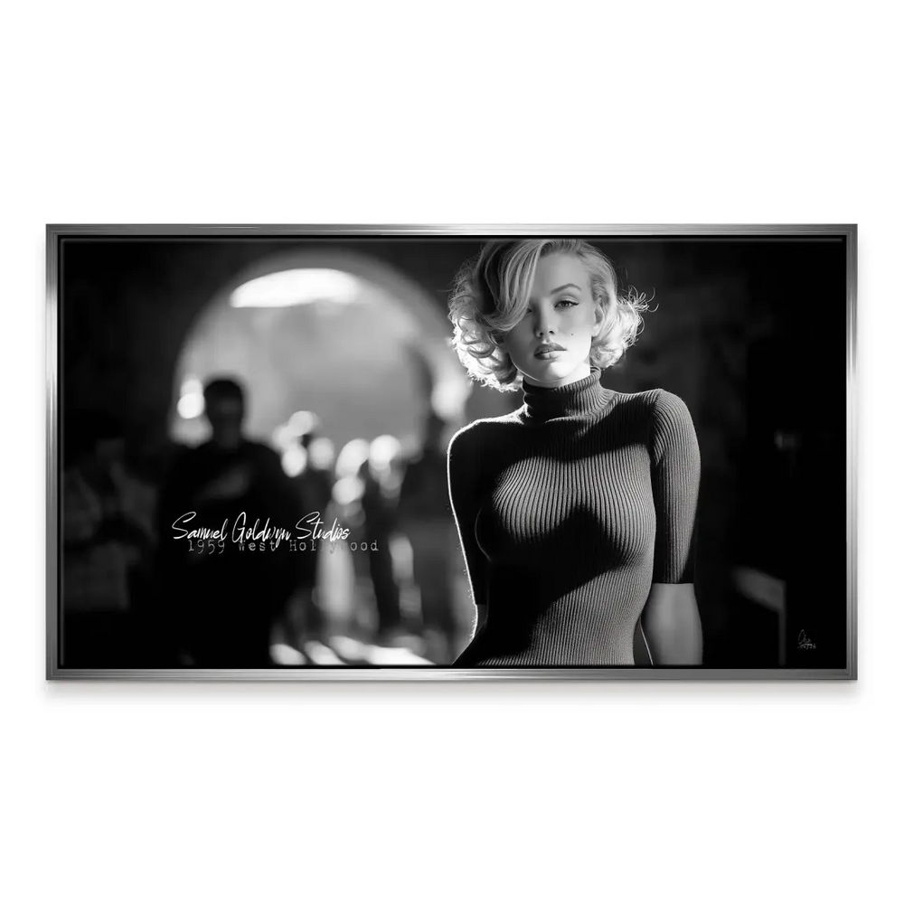 Fashion collection wall art featuring Marilyn Monroe on canvas