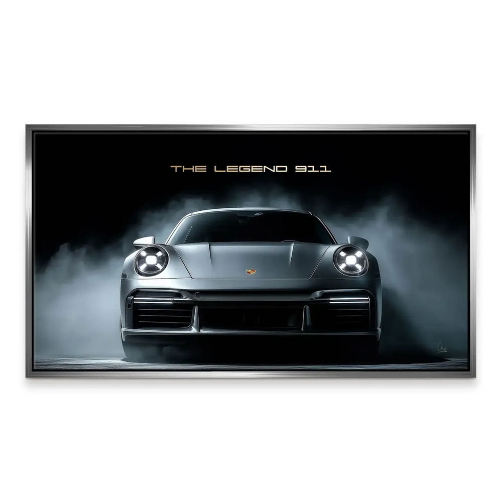 Symmetrical, modern composition suitable for contemporary interiors.