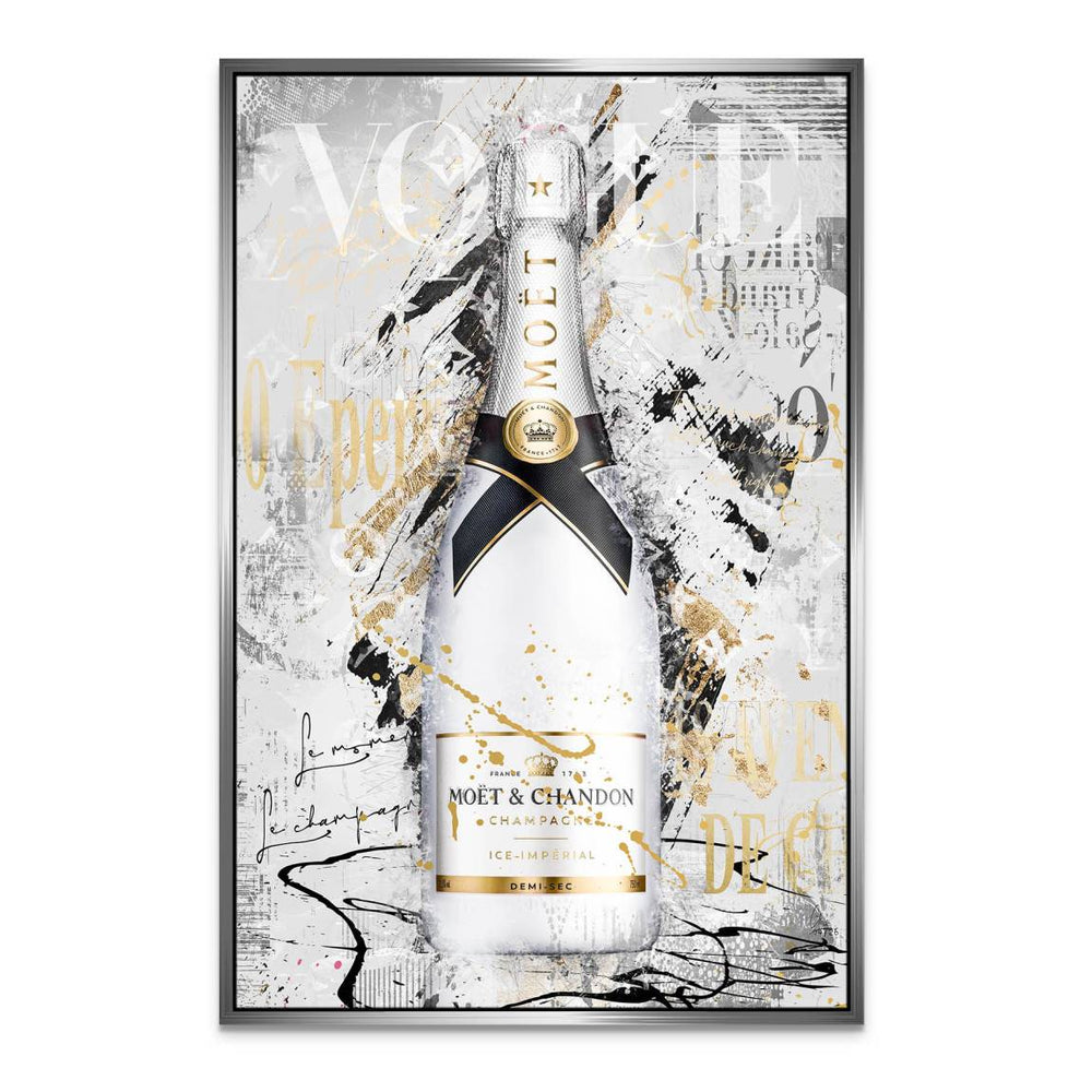 Office wall art blending urban edge with luxury aesthetics.