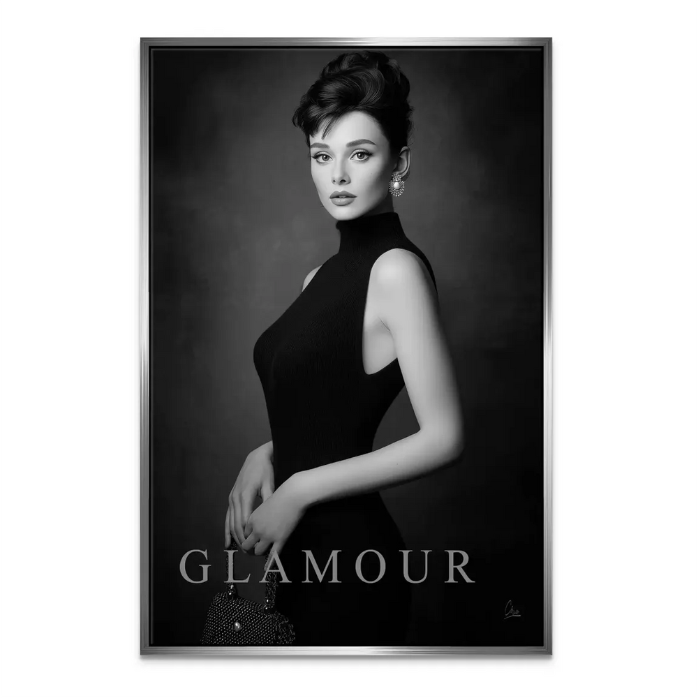 Vintage-inspired wall decor showcasing classic glamour and refined sophistication.