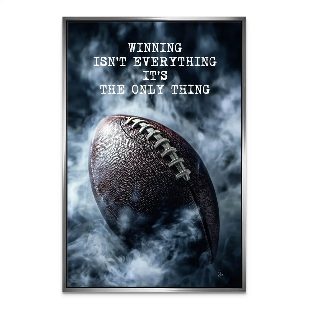 Winning Mindset Football Canvas Wall Art - Motivational Decor - Image 5