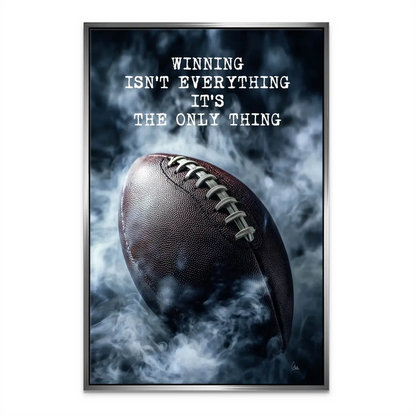 Winning Mindset Football Canvas Wall Art - Motivational Decor - Image 5