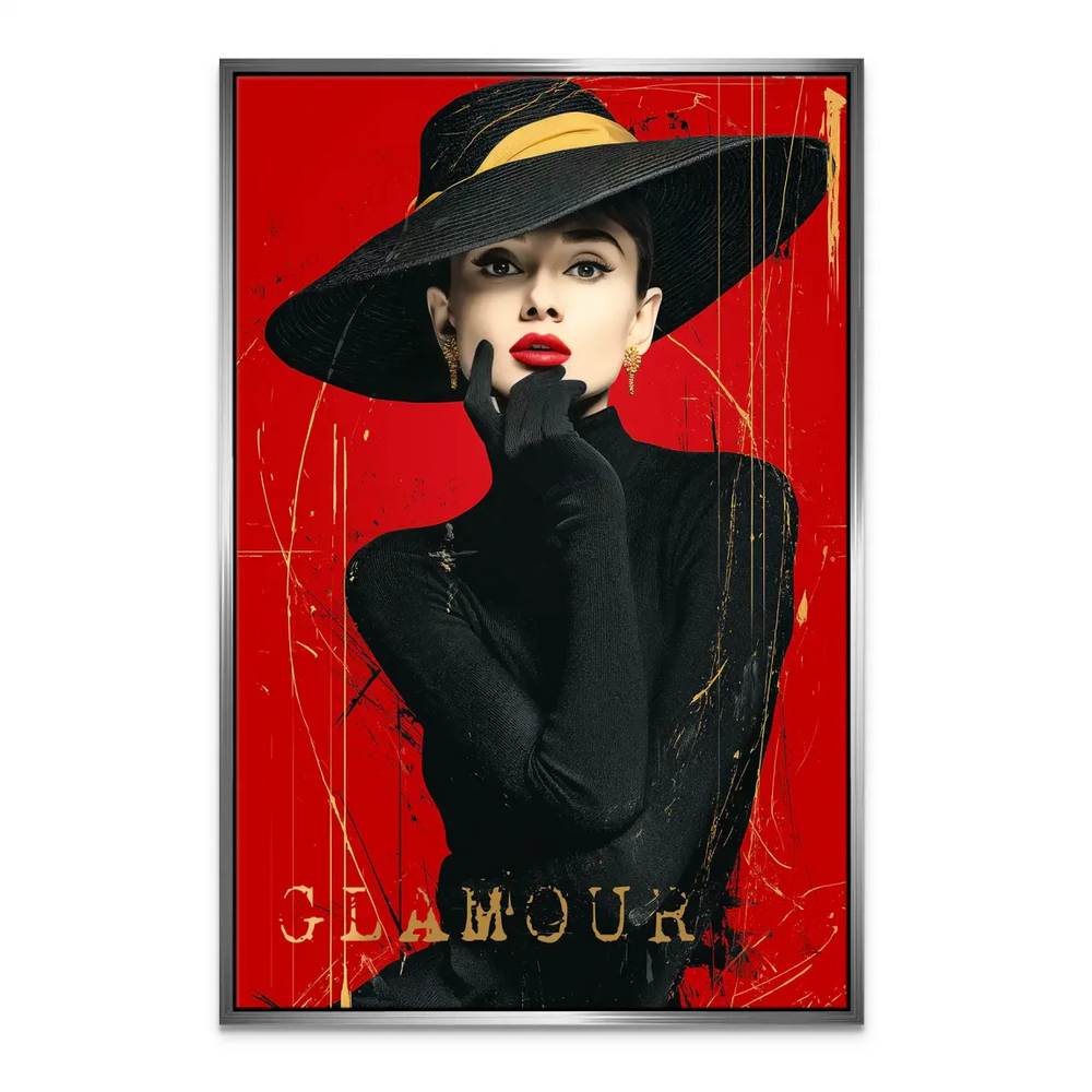 Modern eclectic wall art featuring classic cinema icon