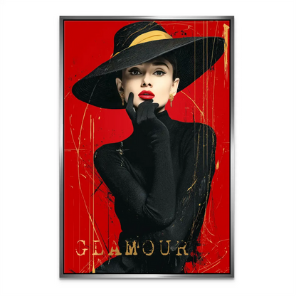 Modern eclectic wall art featuring classic cinema icon