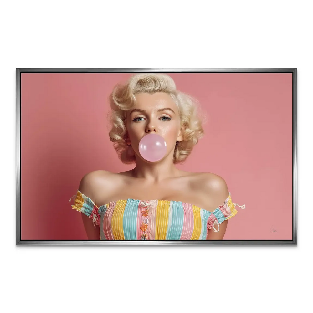 Marilyn Monroe canvas wall art suitable for bedrooms and dressing areas.