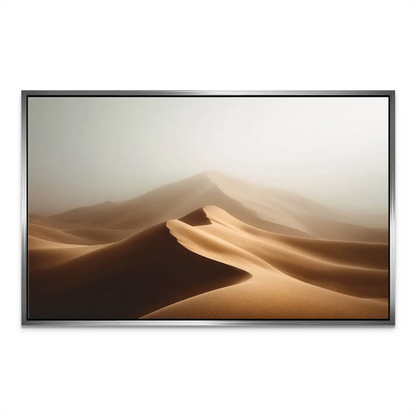 Abstract yet natural desert dunes on canvas for modern interiors