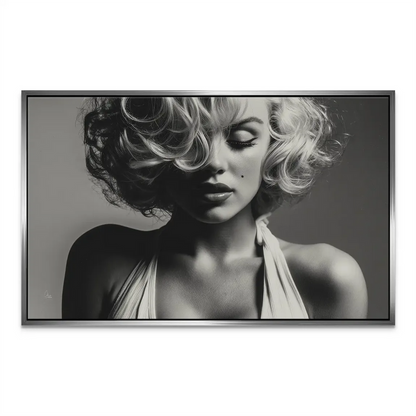 Calm Marilyn Monroe portrait canvas suitable for bedroom or dressing area