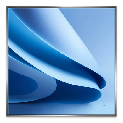 Blue-toned abstract wall art ideal for office spaces.