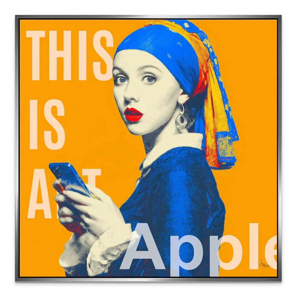 Pearl Girl Pop Art Canvas Wall Art – Modern Pop Portrait - Image 7