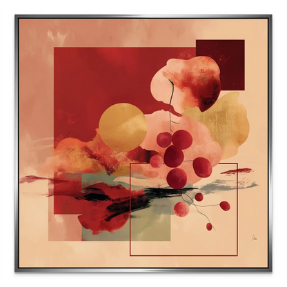 Minimalist yet bold abstract art for living room or dining area