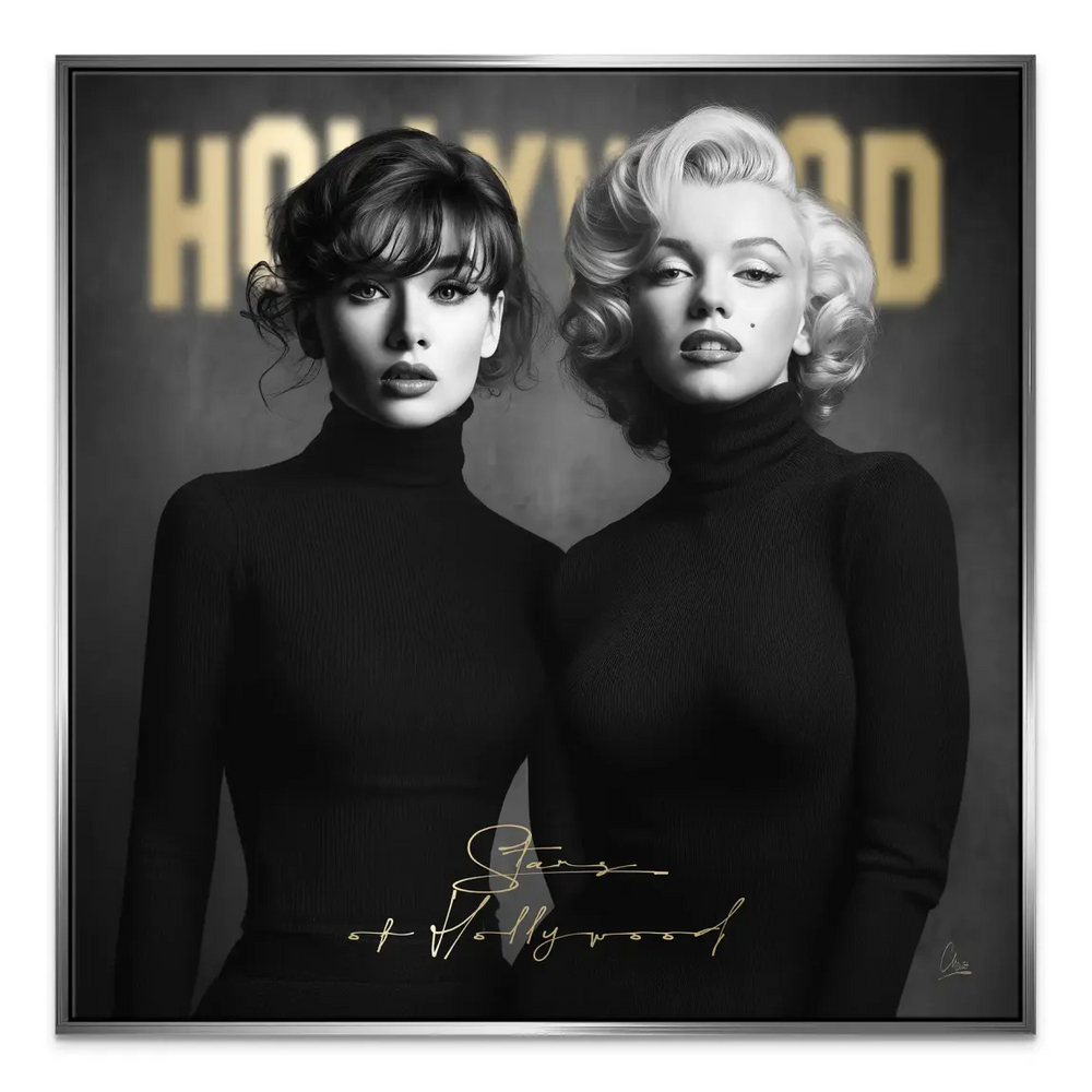 Audrey Hepburn & Marilyn Monroe Hollywood Canvas Print - Image 6