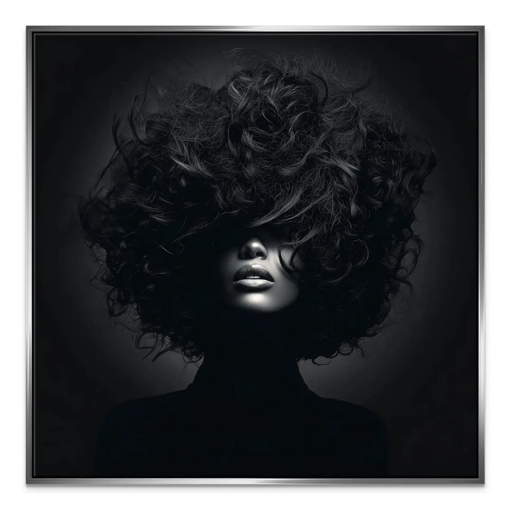 Minimalist black-and-white wall decor suitable for living rooms and bedrooms