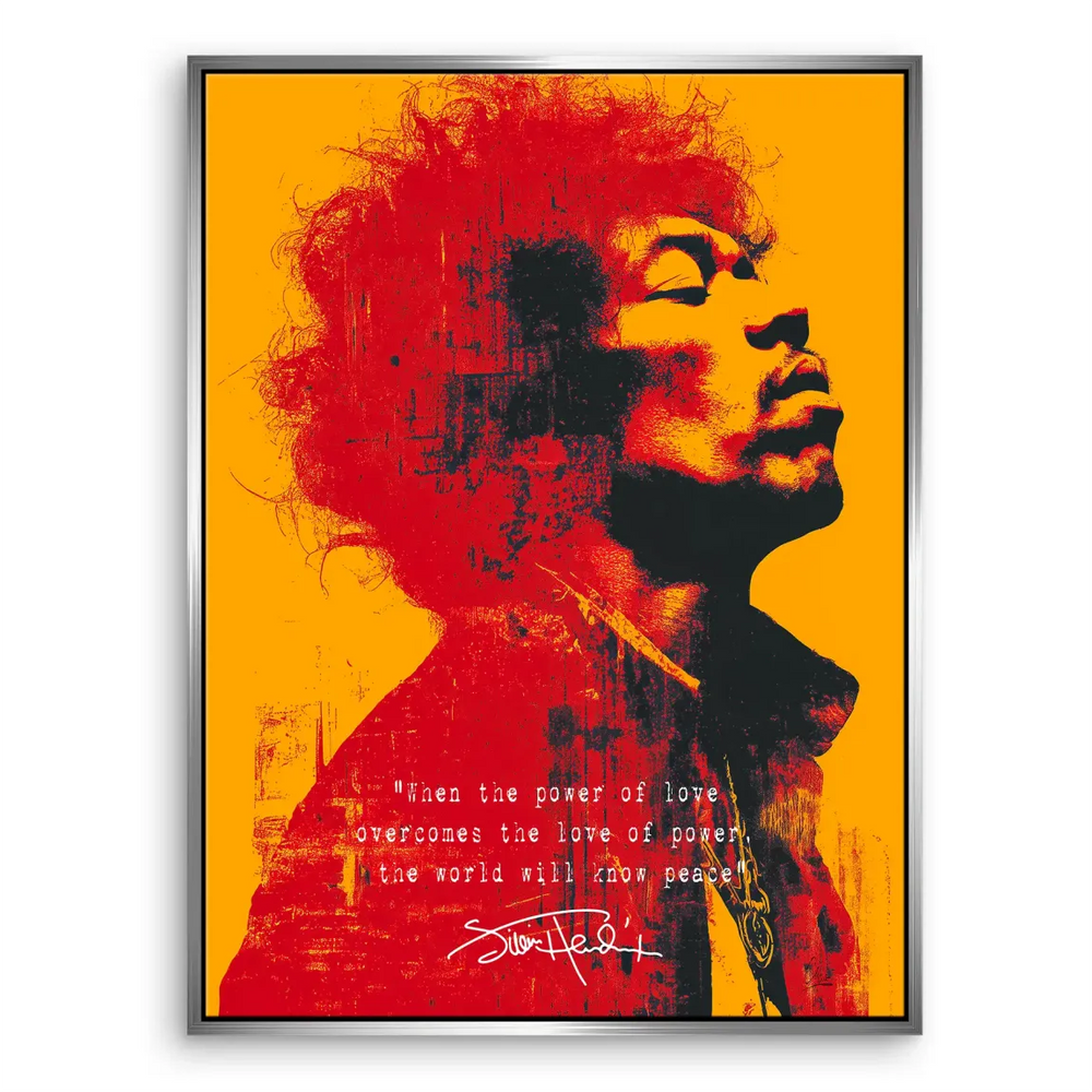 Perfect for modern interiors and fans of classic rock and iconic figures