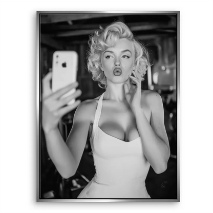Marilyn Monroe Selfie Canvas Print - Vintage Glamour Wall Art - Image 6