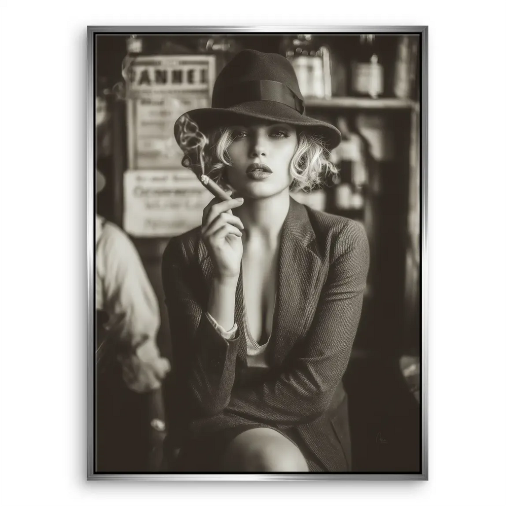 Dimly lit bar scene with speakeasy vibe reflecting a classic noir atmosphere.