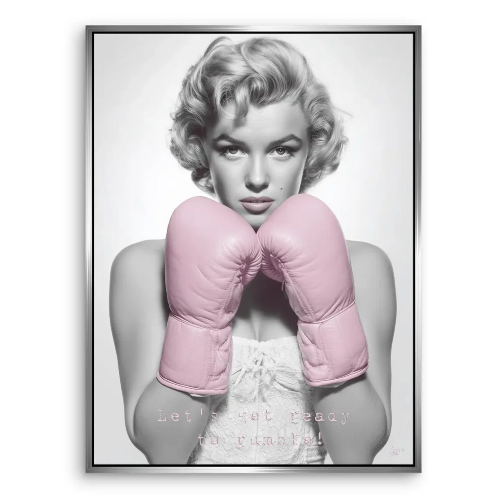 Classic Hollywood-inspired Marilyn Monroe canvas print for bedrooms or living rooms.