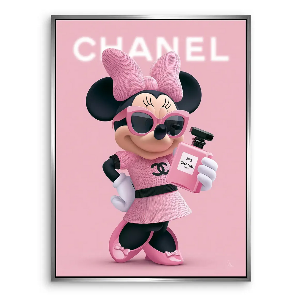 Canvas wall art suitable for bedrooms or chic living spaces.