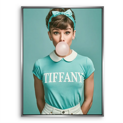 Iconic fashion wall art blending retro elegance with playful whimsy