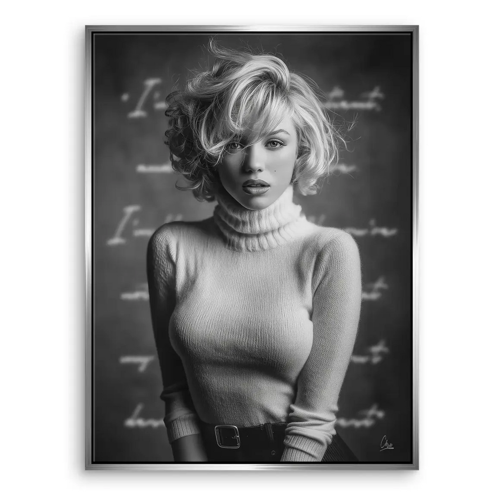 Timeless Marilyn Monroe wall art suitable for living rooms, bedrooms, or offices