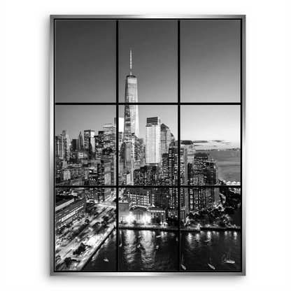 Contemporary canvas print suitable for living room or office decor